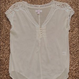Lace White Top